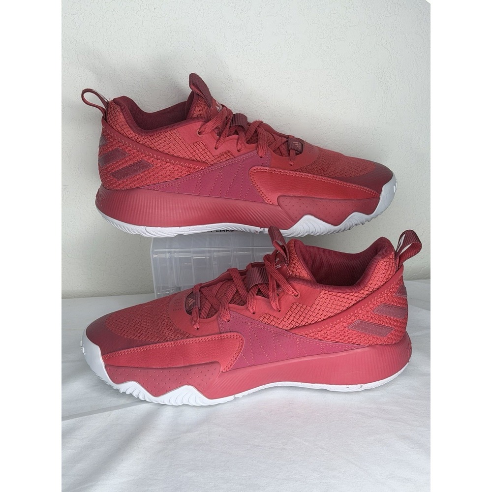 Adidas Dame Basketball Shoes Men's Sz 10.5 Red Certified Damian GY2443